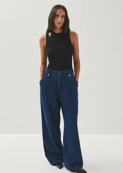 Liliana Denim Trousers|ALOHAS Fashion
