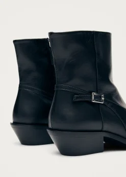 Lizzie Leather Ankle Boots|ALOHAS Online