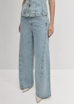 Magda Blue Denim Pants|ALOHAS Hot