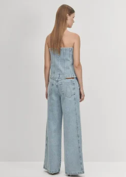 Magda Blue Denim Pants|ALOHAS Hot