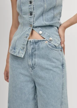 Magda Blue Denim Pants|ALOHAS Hot
