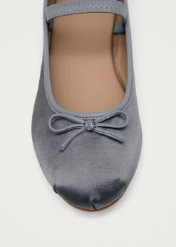 Odette Stone Grey Ballet Flats|ALOHAS Sale