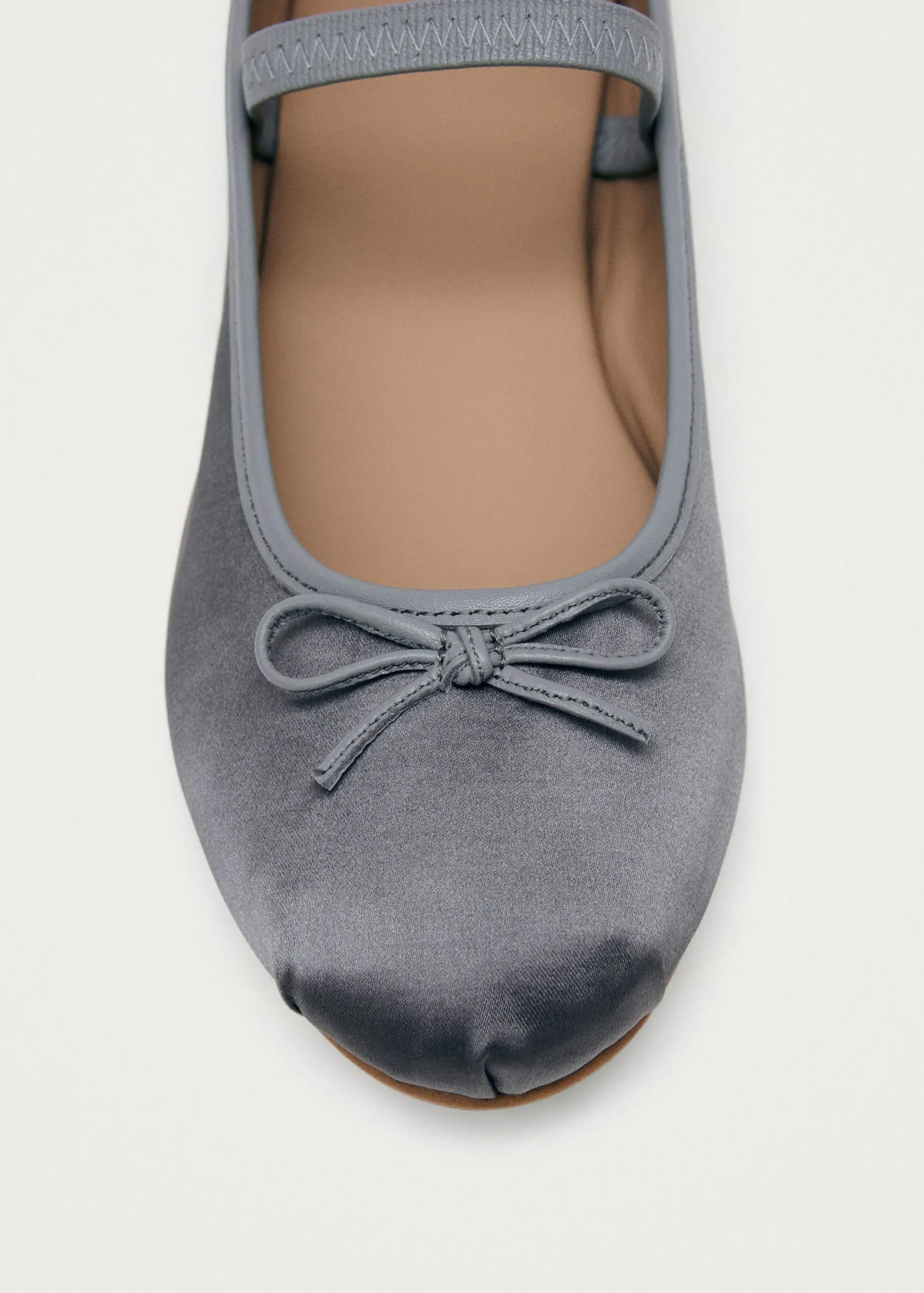 Odette Stone Grey Ballet Flats|ALOHAS Sale
