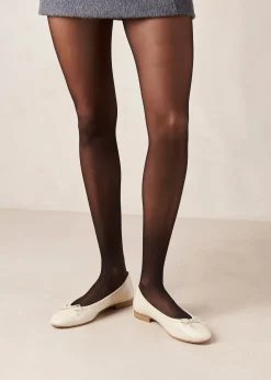 Oriana Leather Ballet Flats|ALOHAS Clearance