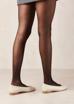 Oriana Leather Ballet Flats|ALOHAS Clearance