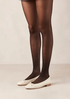 Oriana Leather Ballet Flats|ALOHAS Clearance