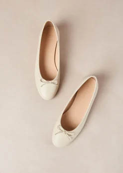 Oriana Leather Ballet Flats|ALOHAS Clearance