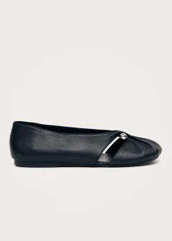 Ravena Leather Ballet Flats|ALOHAS Outlet