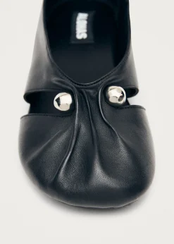 Ravena Leather Ballet Flats|ALOHAS Outlet