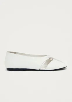 Ravena Leather Ballet Flats|ALOHAS Online