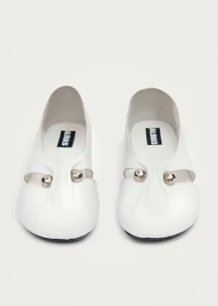 Ravena Leather Ballet Flats|ALOHAS Online