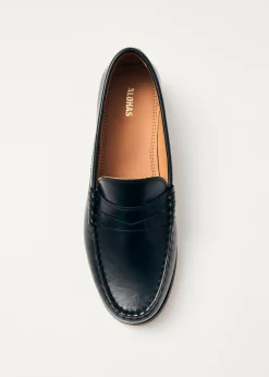 Rivet Leather Loafers|ALOHAS Clearance