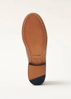 Rivet Leather Loafers|ALOHAS Clearance