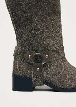 Rocky Suede Fuzzy Dust Khaki|ALOHAS New