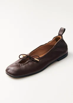 Rosalind Leather Ballet Flats|ALOHAS Outlet