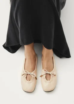 Rosalind Leather Ballet Flats|ALOHAS Sale
