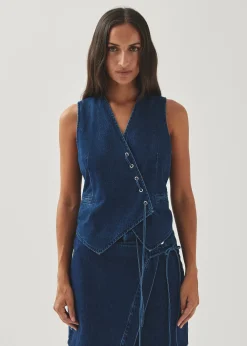 Sabre Denim Vest|ALOHAS Discount