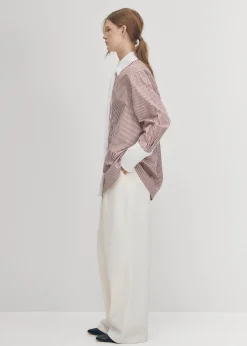 Sempe Red Stripes Shirt|ALOHAS Discount