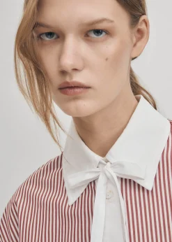 Sempe Red Stripes Shirt|ALOHAS Discount