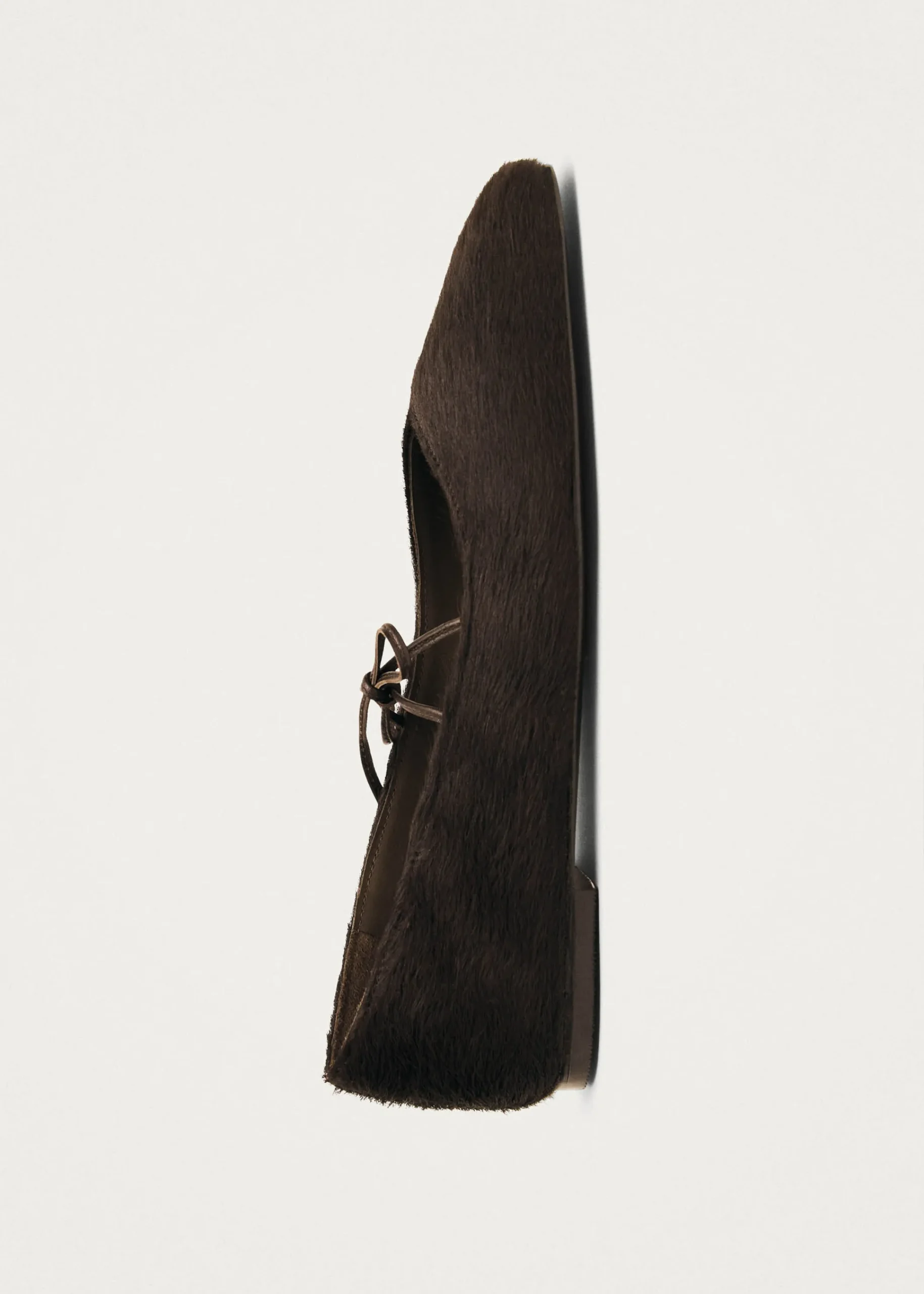 Sway Soft Brown Leather Ballet Flats|ALOHAS Discount