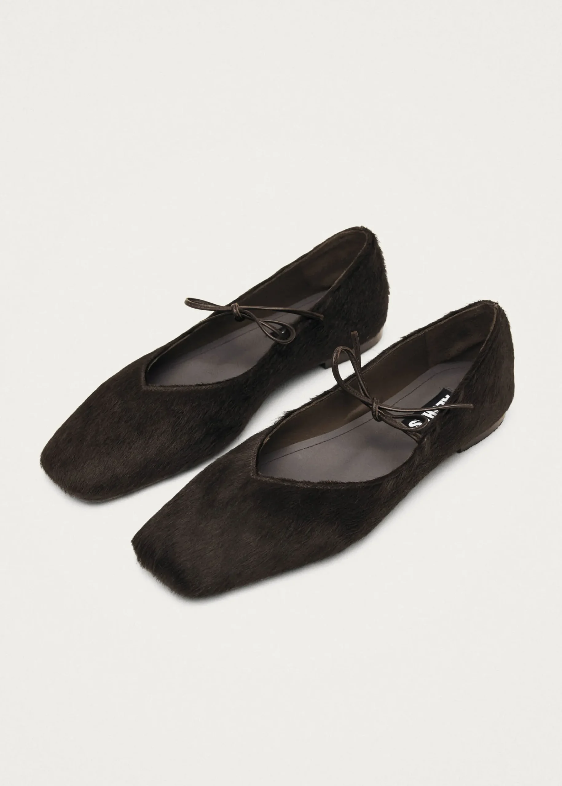 Sway Soft Brown Leather Ballet Flats|ALOHAS Discount