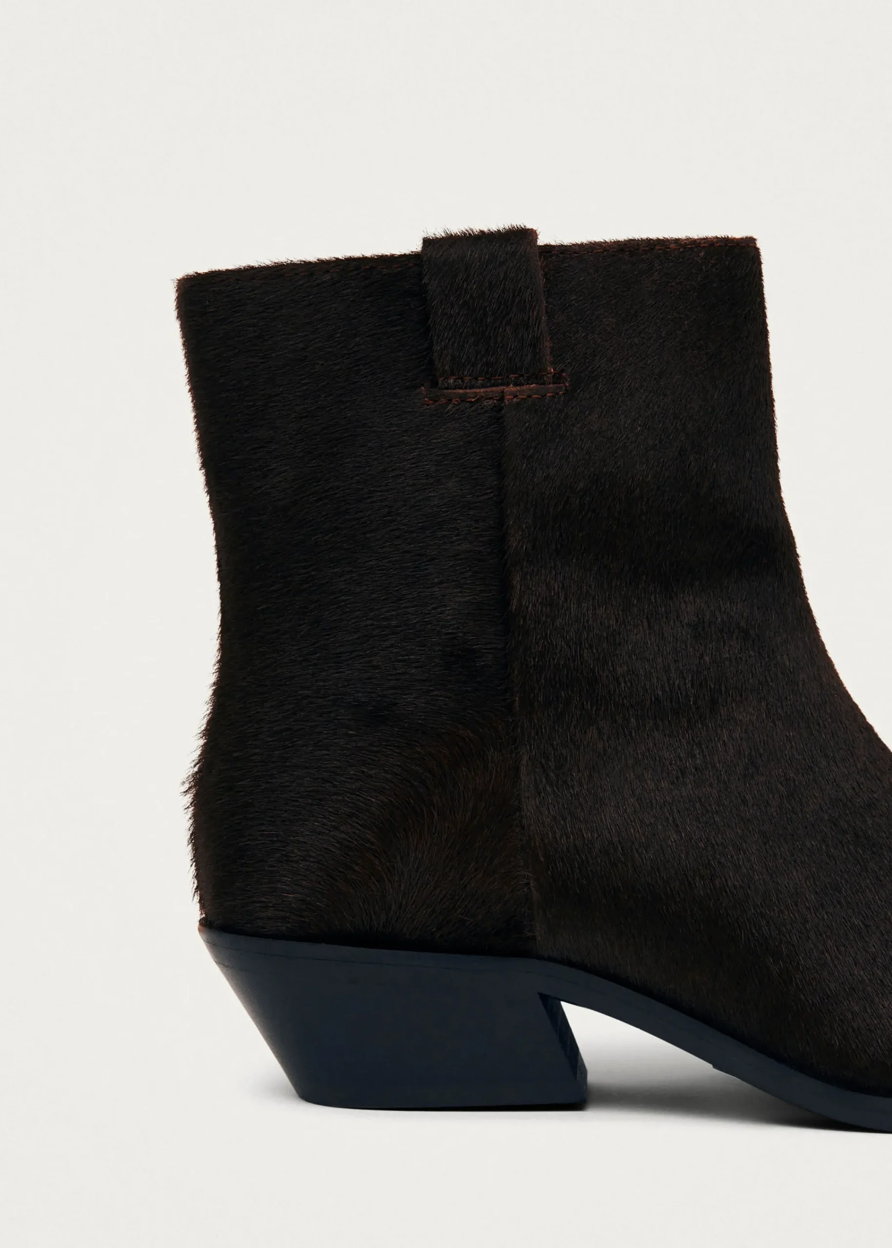 Syd Soft Dark Brown Leather Ankle Boots|ALOHAS Online