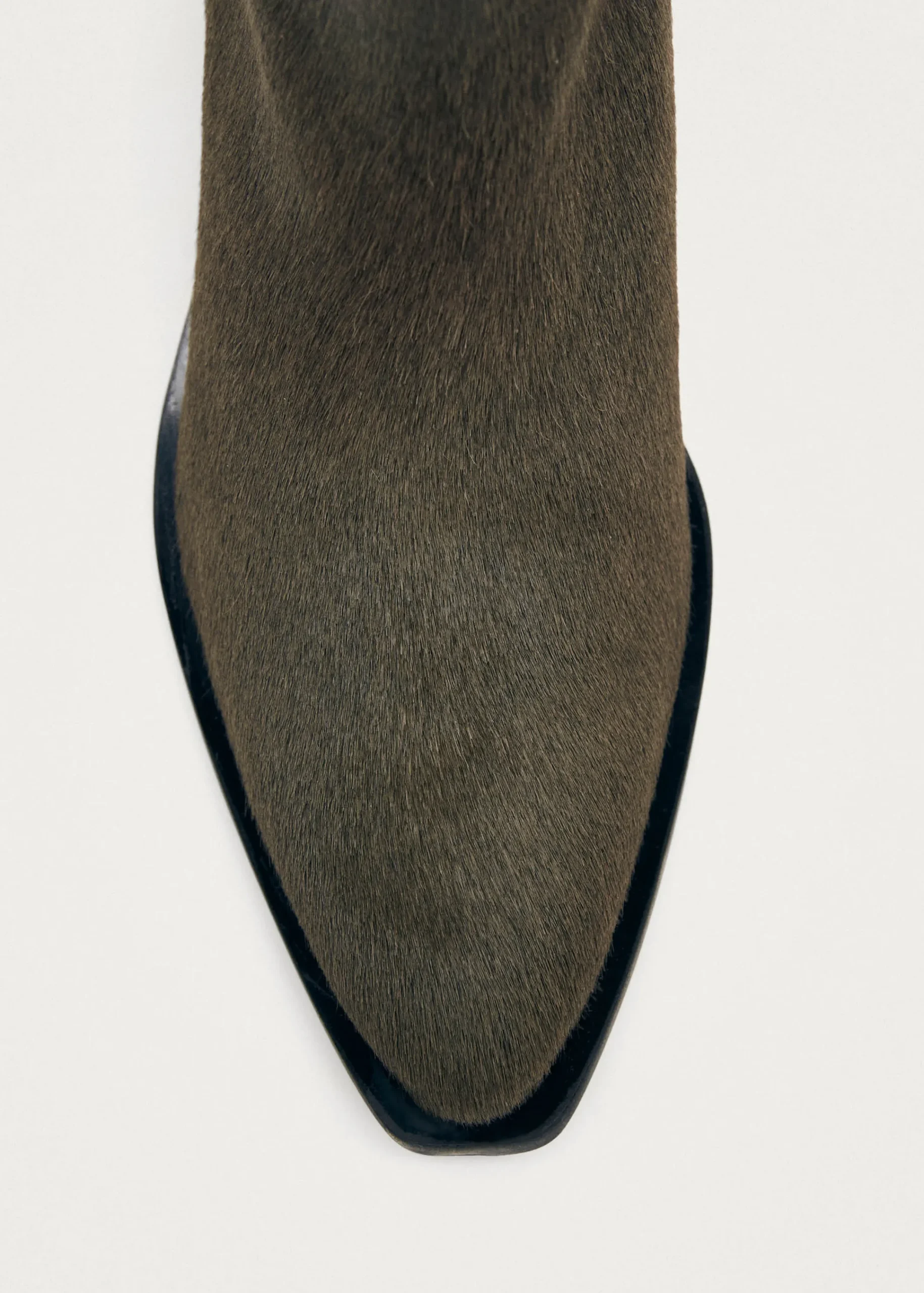 Syd Soft Khaki Leather Ankle Boots|ALOHAS Online