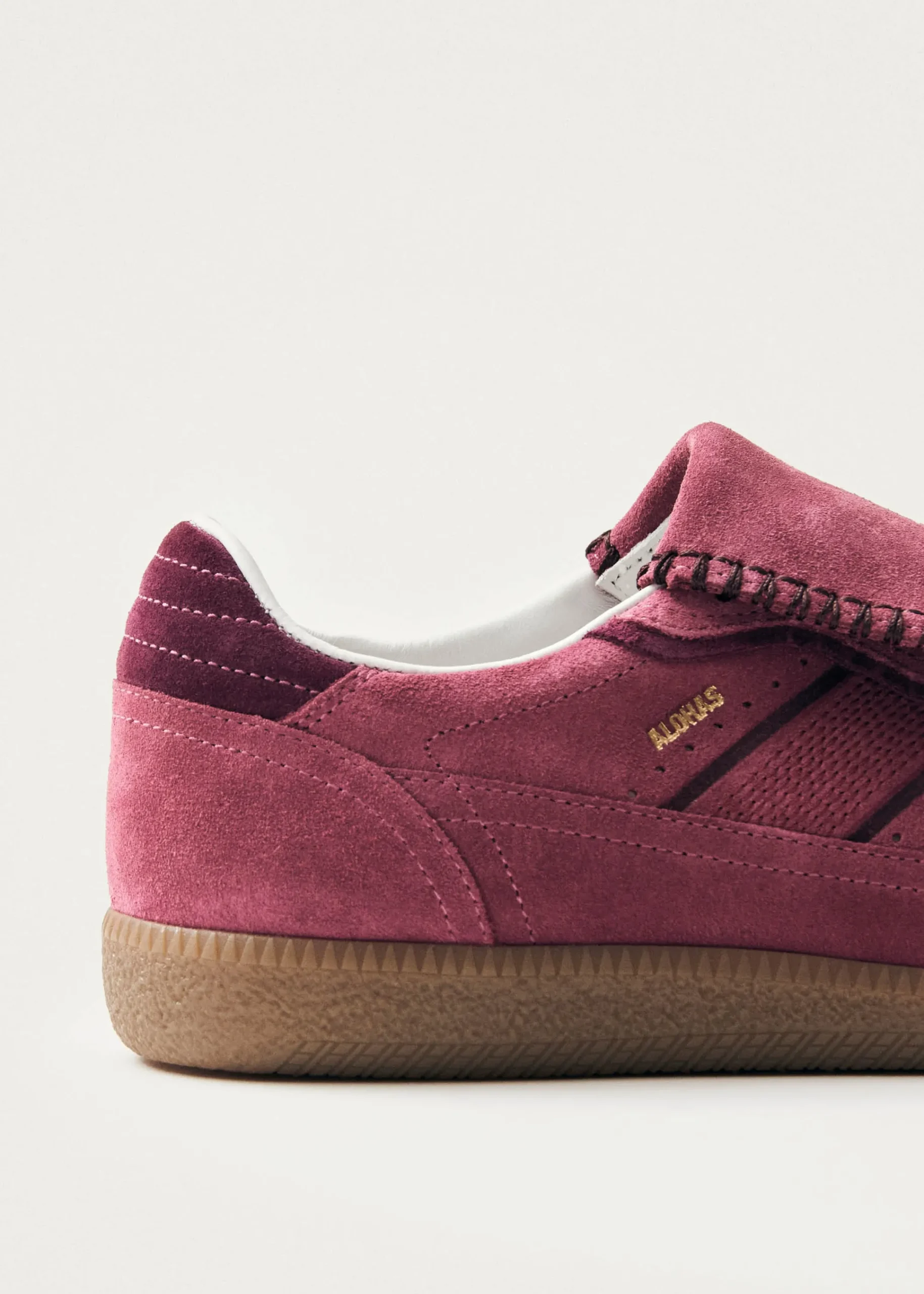 Tb.490 Club Suede Raspberry Leather Sneakers|ALOHAS Online