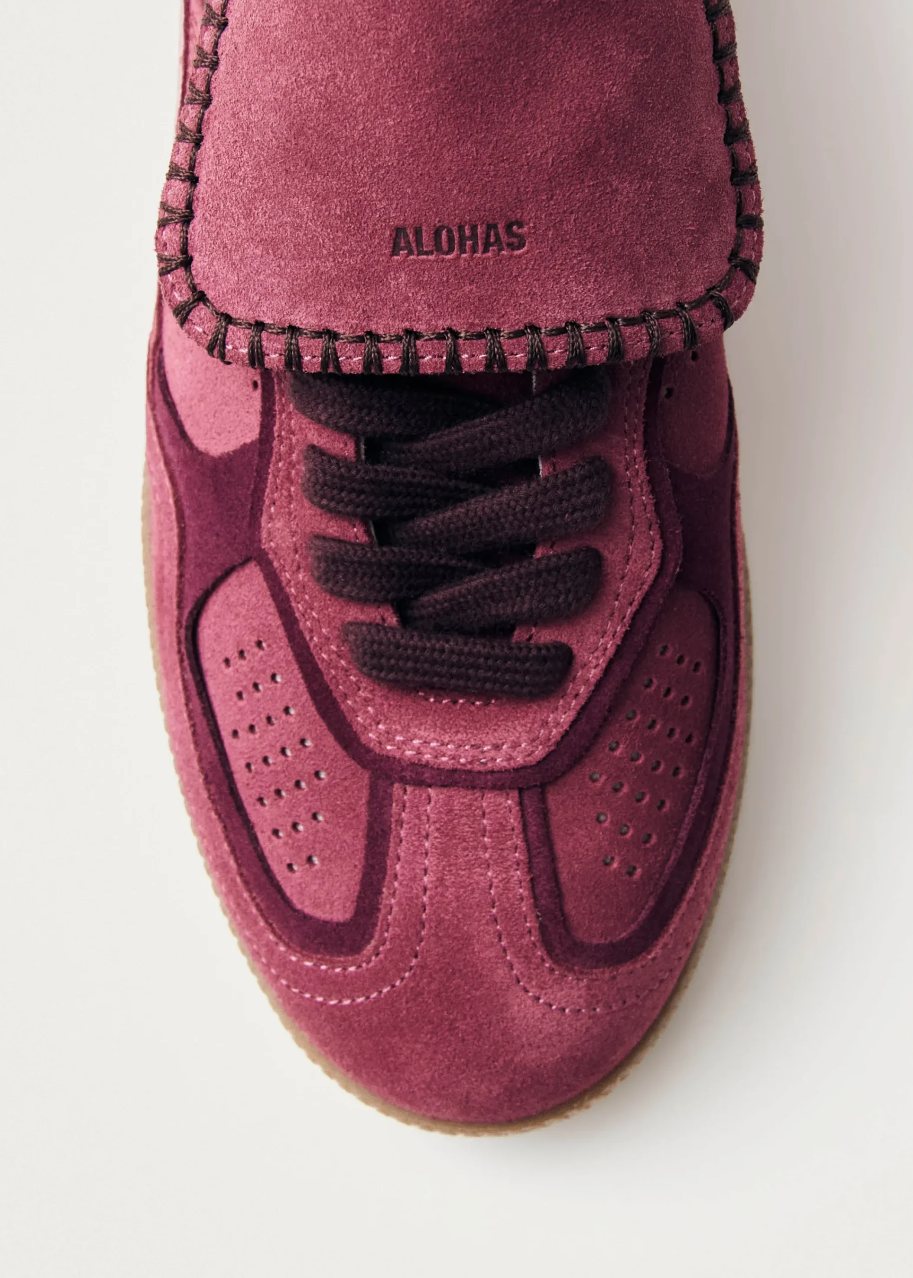 Tb.490 Club Suede Raspberry Leather Sneakers|ALOHAS Online