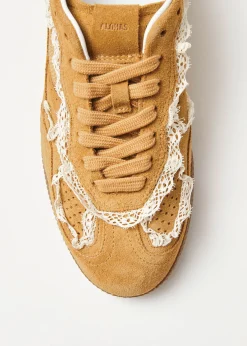 Tb.490 Crochet Honey Leather Sneakers|ALOHAS New