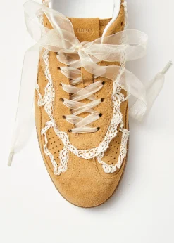 Tb.490 Crochet Honey Leather Sneakers|ALOHAS New
