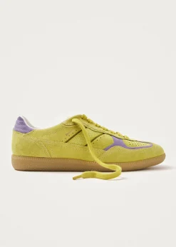 Tb.490 Rife Acid Green Leather Sneakers|ALOHAS Best