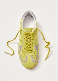 Tb.490 Rife Acid Green Leather Sneakers|ALOHAS Best