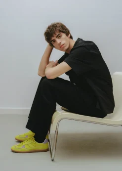 Tb.490 Rife Acid Green Leather Sneakers|ALOHAS Best