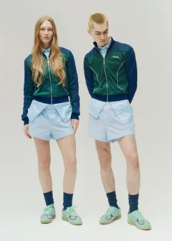 Tb.490 Rife Blue Leather Sneakers|ALOHAS Best