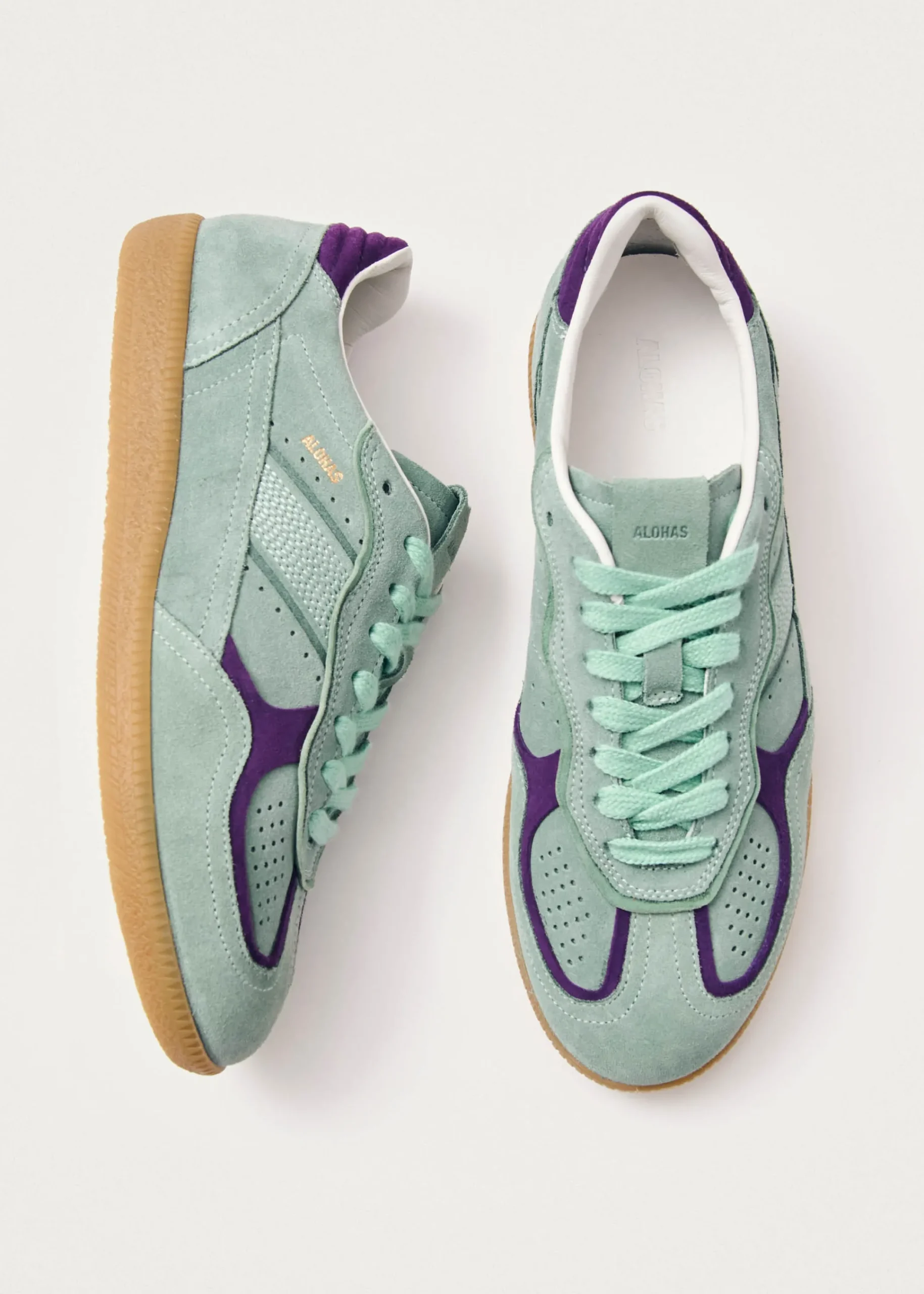 Tb.490 Rife Blue Leather Sneakers|ALOHAS Best