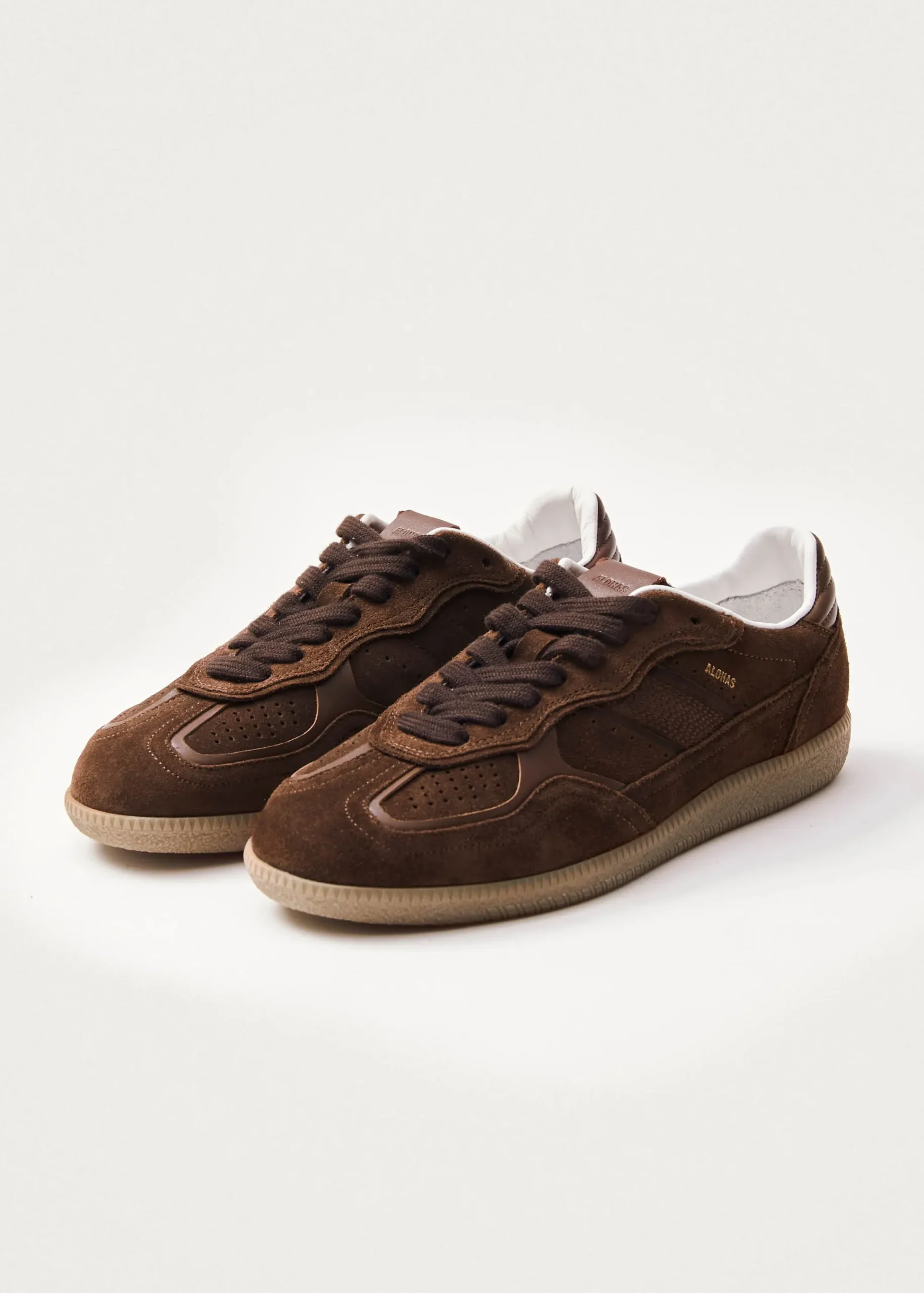 Tb.490 Rife Chocolate Brown Leather Sneakers|ALOHAS Clearance
