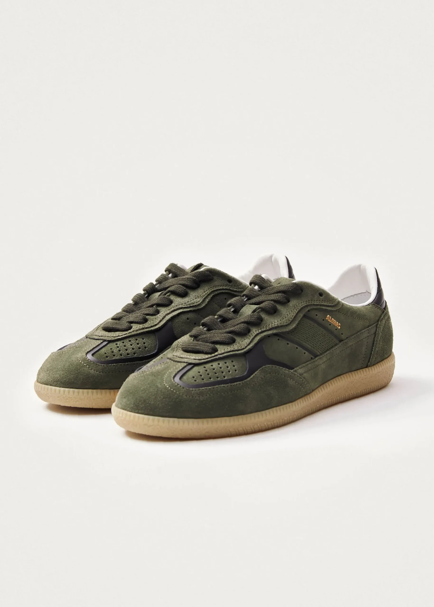 Tb.490 Rife Dusty Olive Leather Sneakers|ALOHAS Discount