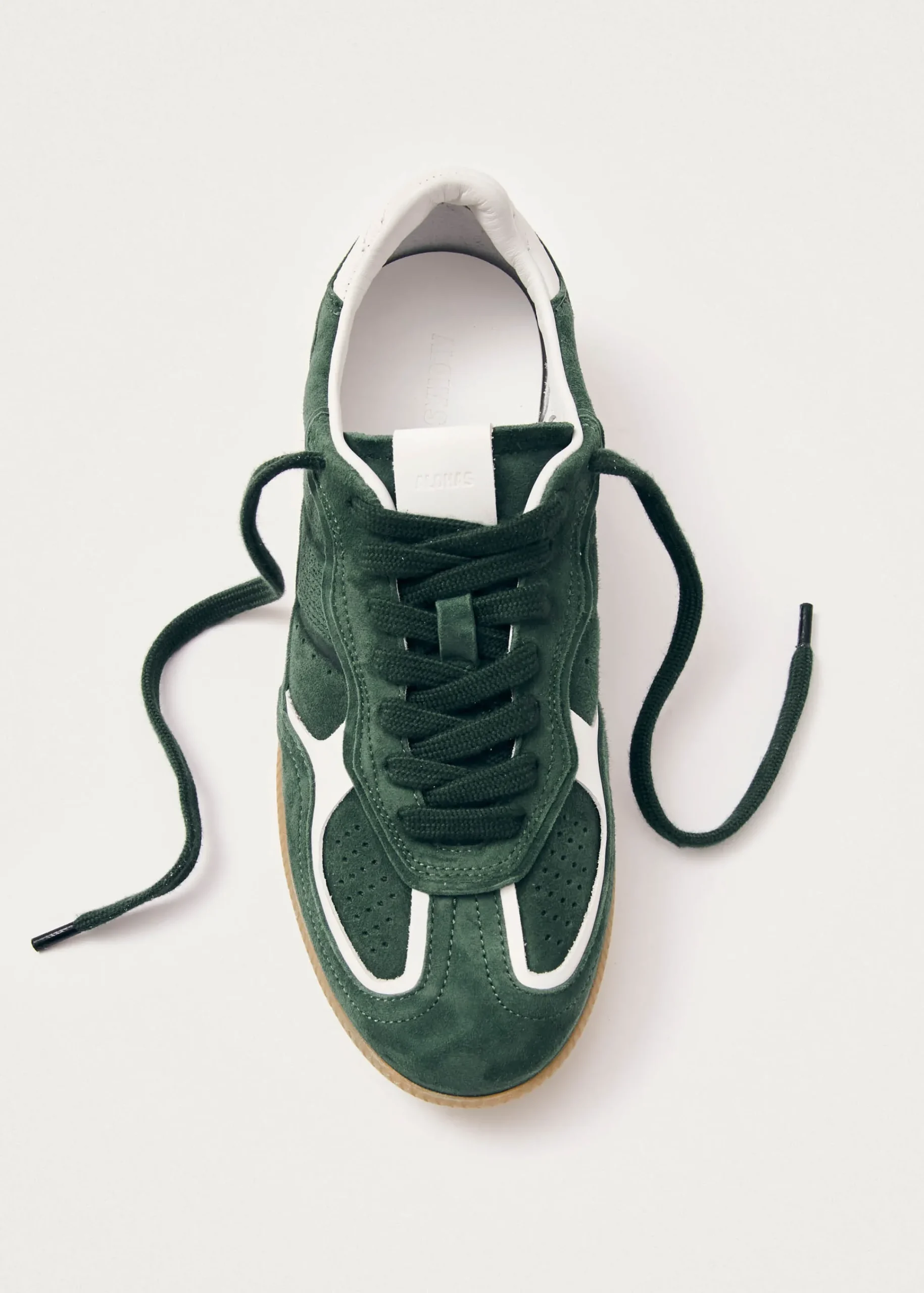 Tb.490 Rife Forest Green Leather Sneakers|ALOHAS Clearance