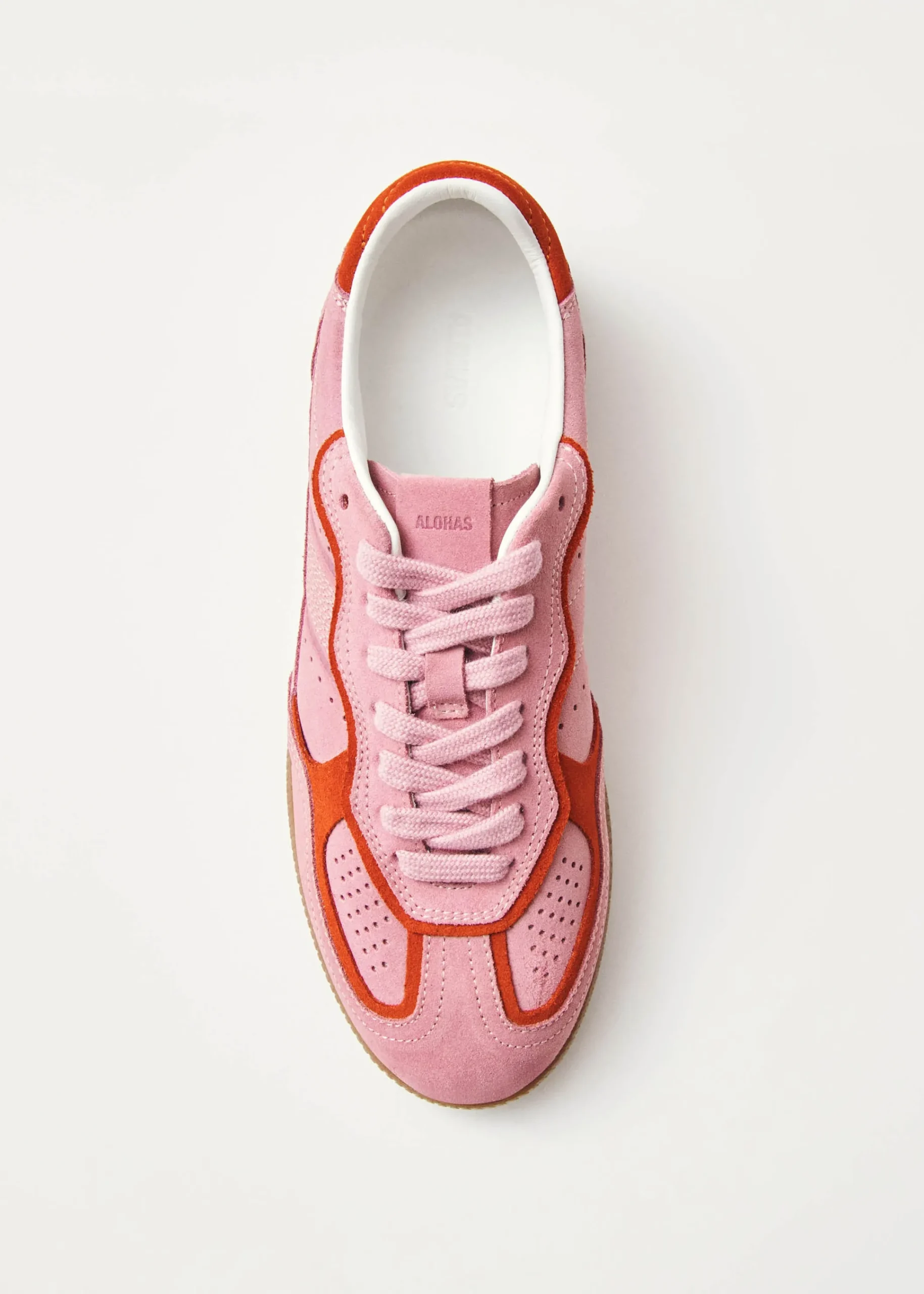 Tb.490 Rife Sea Pink Leather Sneakers|ALOHAS Best