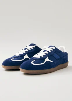 Tb.490 Rife Sheen Blue Leather Sneakers|ALOHAS New