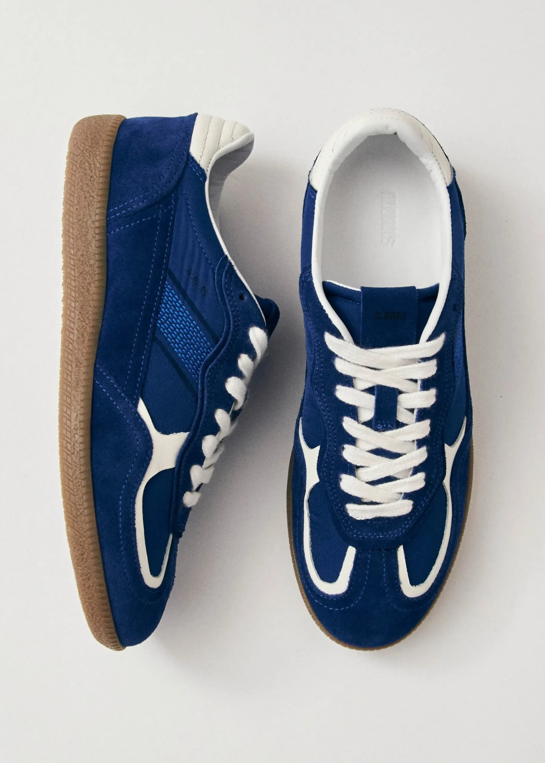 Tb.490 Rife Sheen Blue Leather Sneakers|ALOHAS New