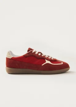 Tb.490 Rife Sheen Red Leather Sneakers|ALOHAS Best