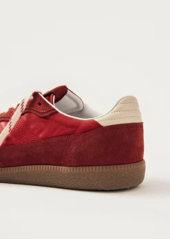 Tb.490 Rife Sheen Red Leather Sneakers|ALOHAS Best