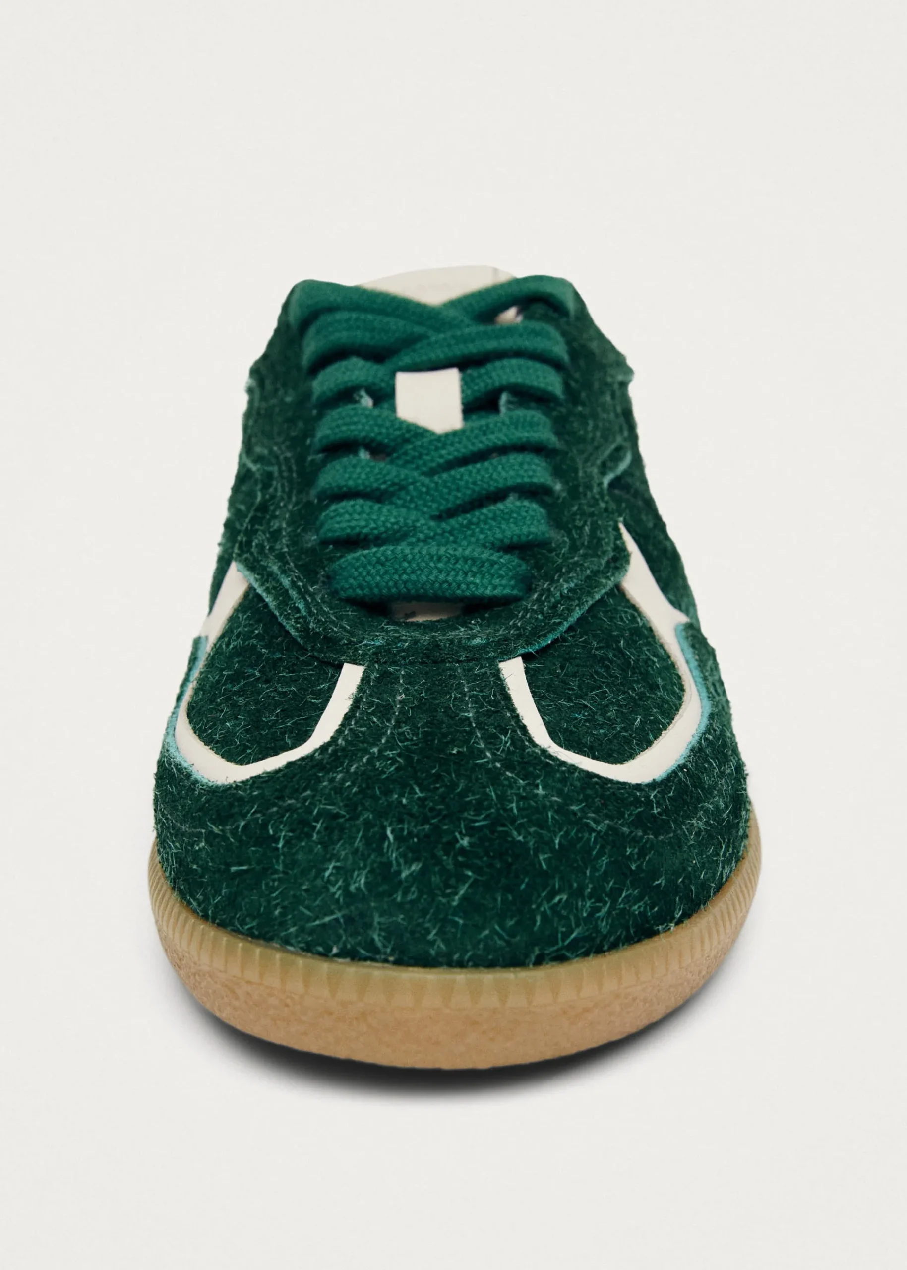 Tb.490 Rife Suede Fuzzy Green Leather Sneakers|ALOHAS Clearance