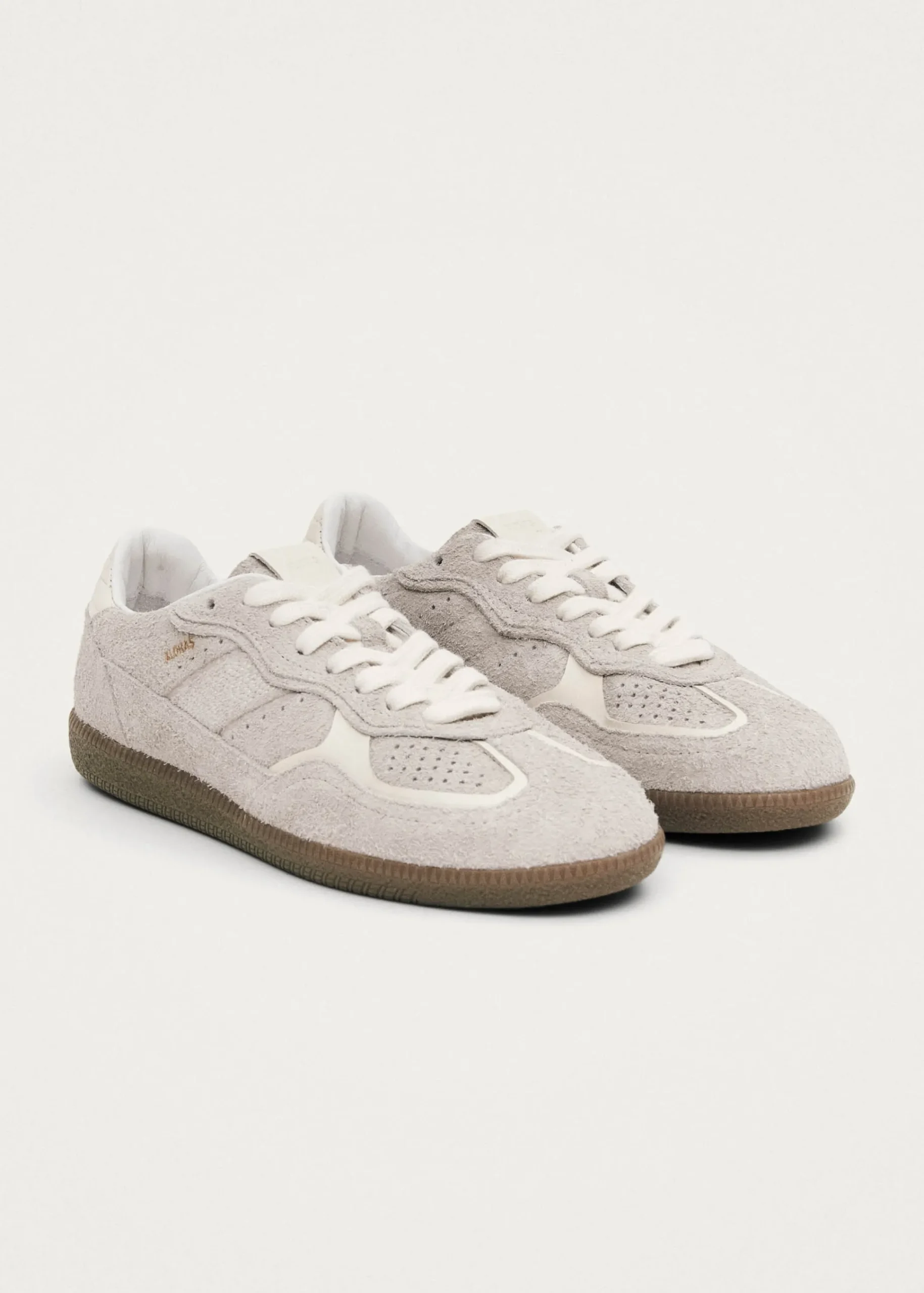 Tb.490 Rife Suede Fuzzy Light Grey Leather Sneakers|ALOHAS Hot