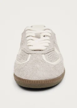 Tb.490 Rife Suede Fuzzy Light Grey Leather Sneakers|ALOHAS Hot
