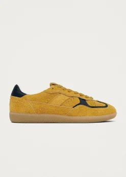Tb.490 Rife Suede Fuzzy Yellow Leather Sneakers|ALOHAS Fashion
