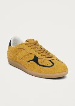 Tb.490 Rife Suede Fuzzy Yellow Leather Sneakers|ALOHAS Fashion