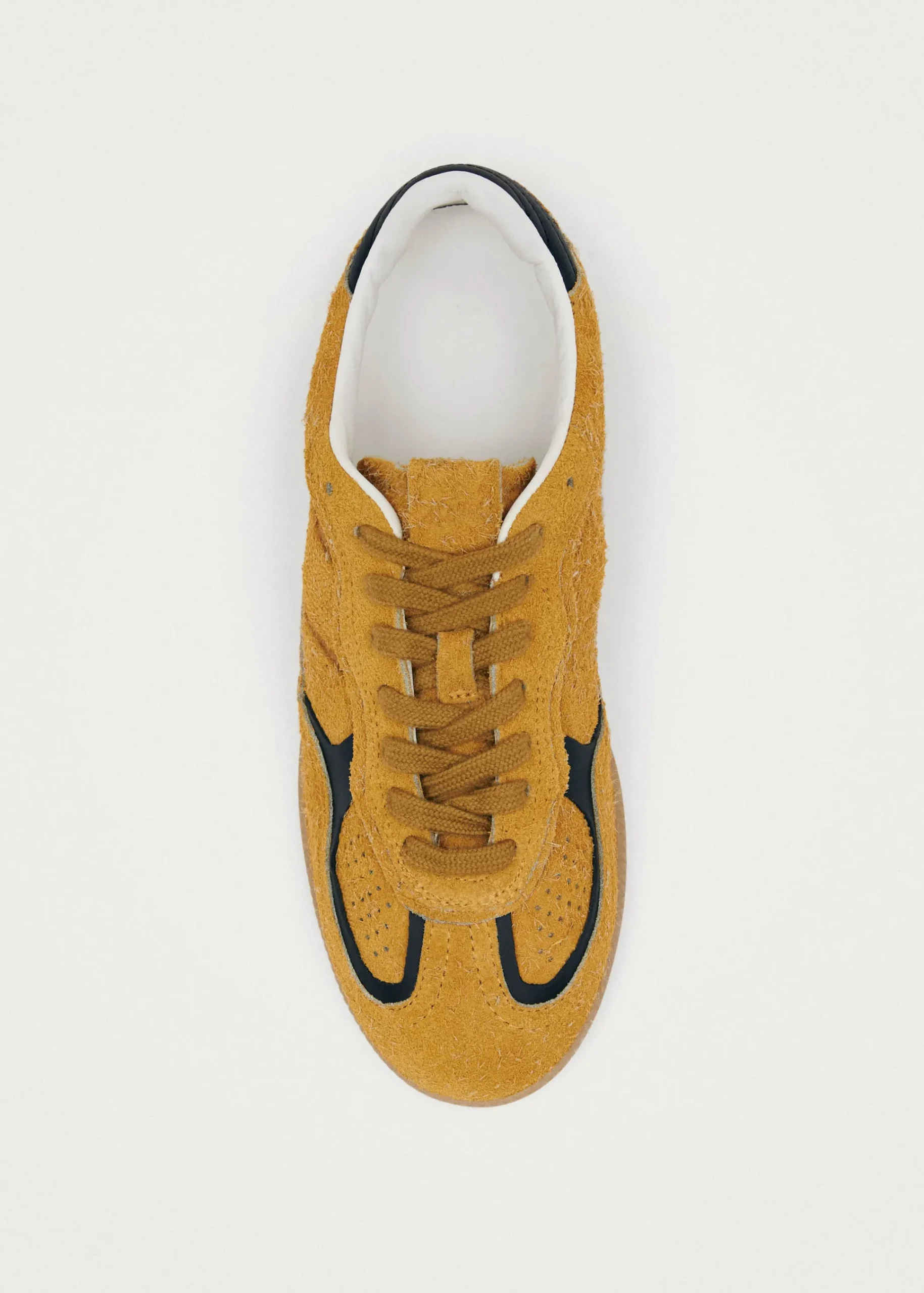 Tb.490 Rife Suede Fuzzy Yellow Leather Sneakers|ALOHAS Fashion
